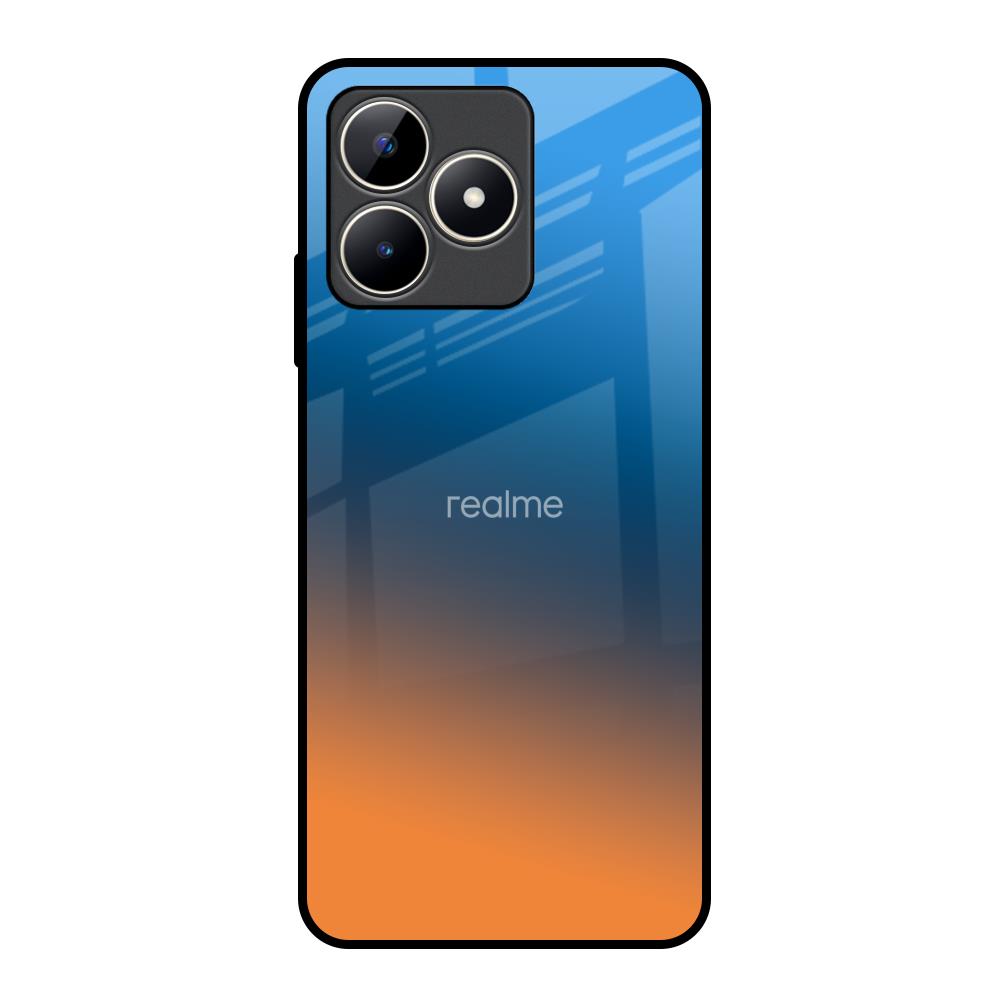 Sunset Of Ocean Realme C53 Glass Back Cover Online