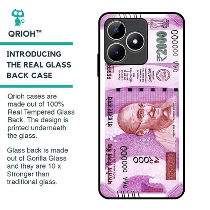 Stock Out Currency Glass Case for Realme C53
