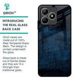 Dark Blue Grunge Glass Case for Realme C53