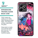 Radha Krishna Art Glass Case for Realme C53