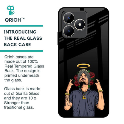 Punjabi Singer Poster Glass Case for Realme C53