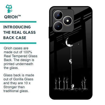 Catch the Moon Glass Case for Realme C53
