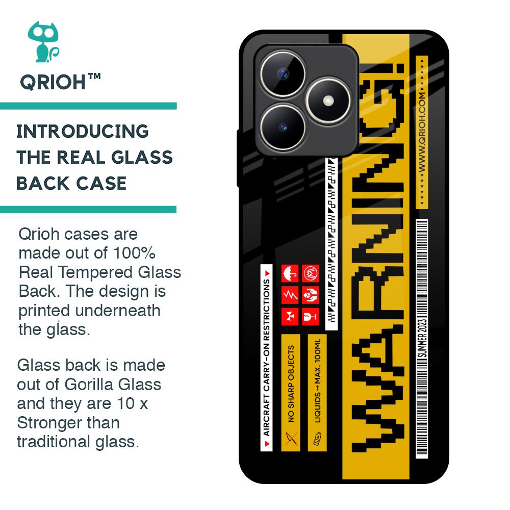 Aircraft Warning Glass Case for Realme C53