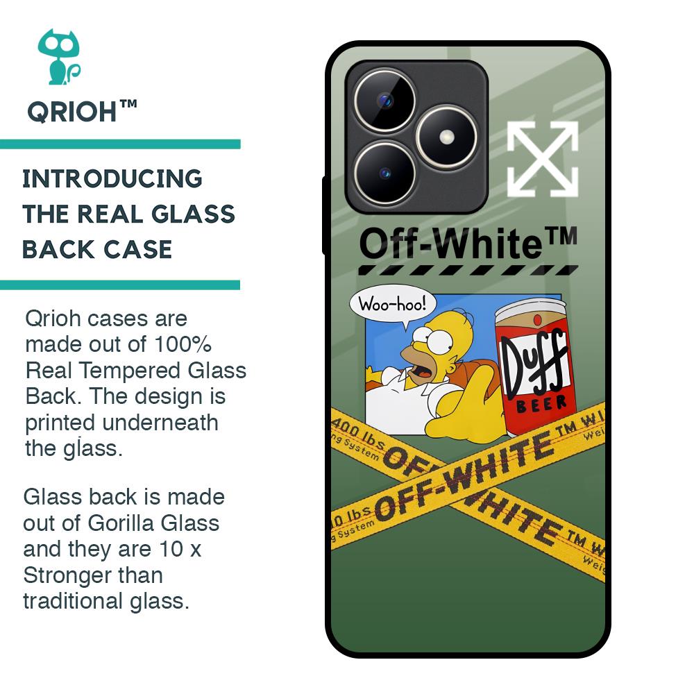 Duff Beer Glass Case for Realme C53