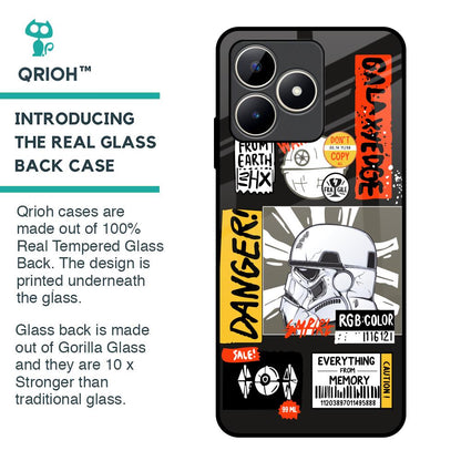 Galaxy Edge Glass Case for Realme C53