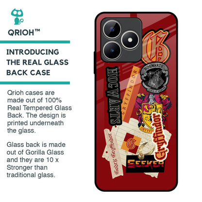 Gryffindor Glass Case for Realme C53