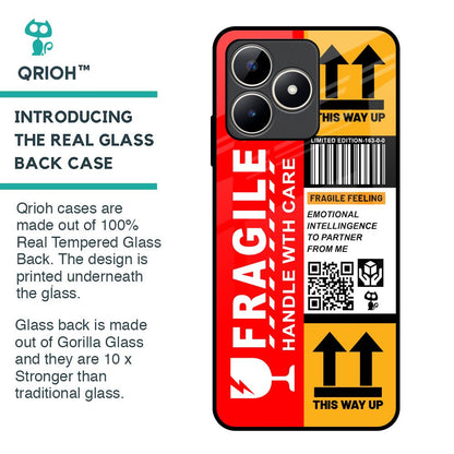 Handle With Care Glass Case for Realme C53