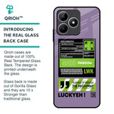 Run & Freedom Glass Case for Realme C53