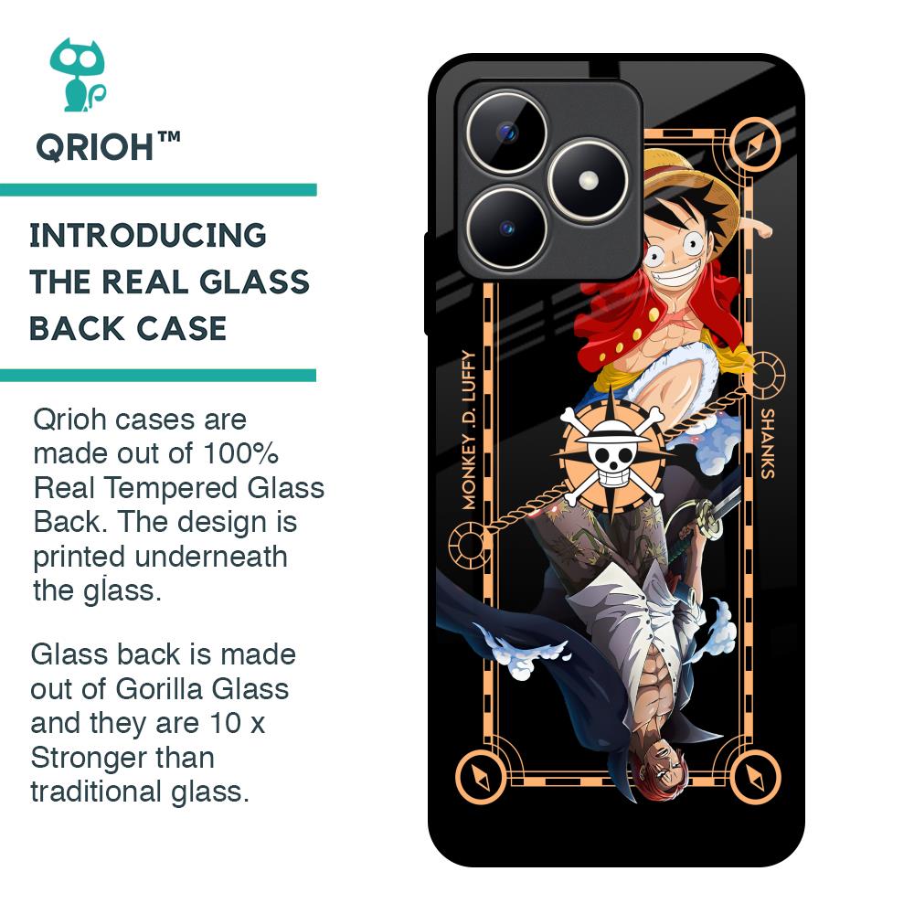 Shanks & Luffy Glass Case for Realme C53