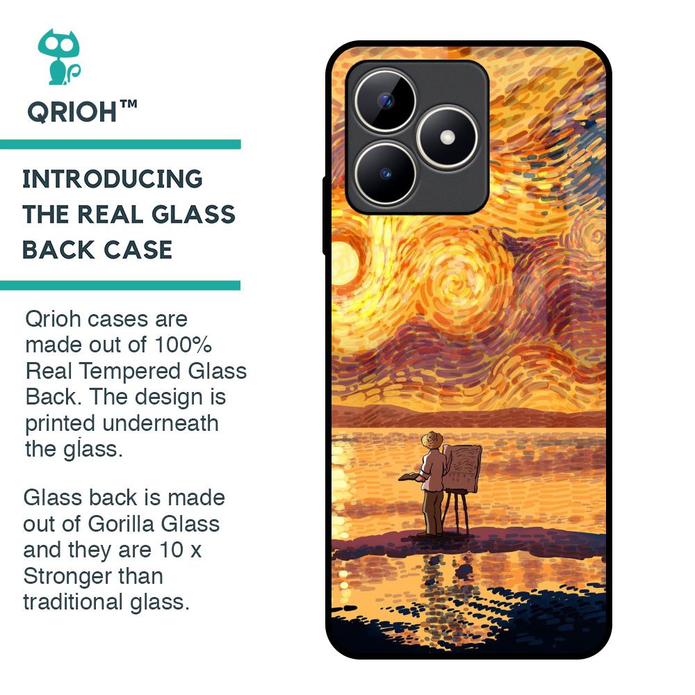 Sunset Vincent Glass Case for Realme C53