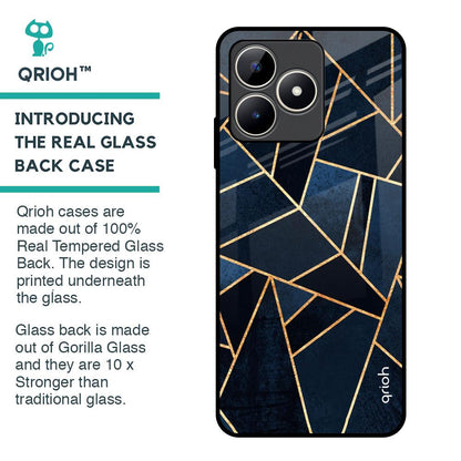 Abstract Tiles Glass Case for Realme C53