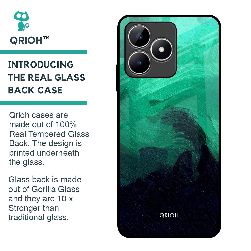 Scarlet Amber Glass Case for Realme C53