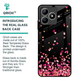 Heart Rain Fall Glass Case For Realme C53