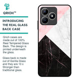 Marble Collage Art Glass Case For Realme C53