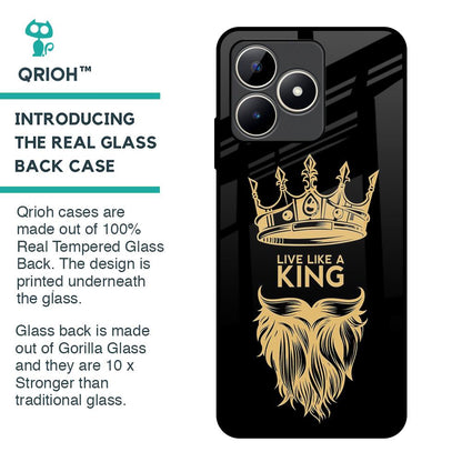 King Life Glass Case For Realme C53