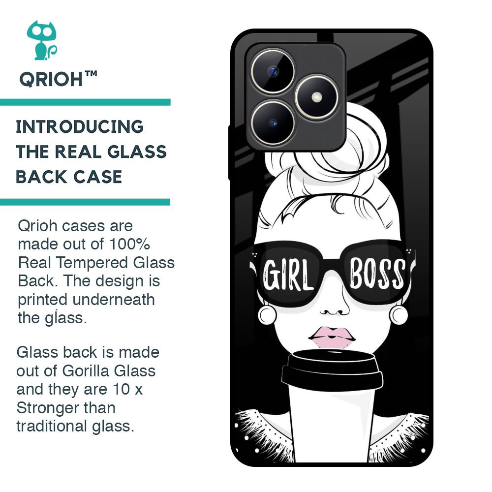 Girl Boss Glass Case For Realme C53