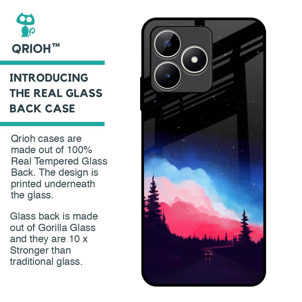 Drive In Dark Glass Case For Realme C53