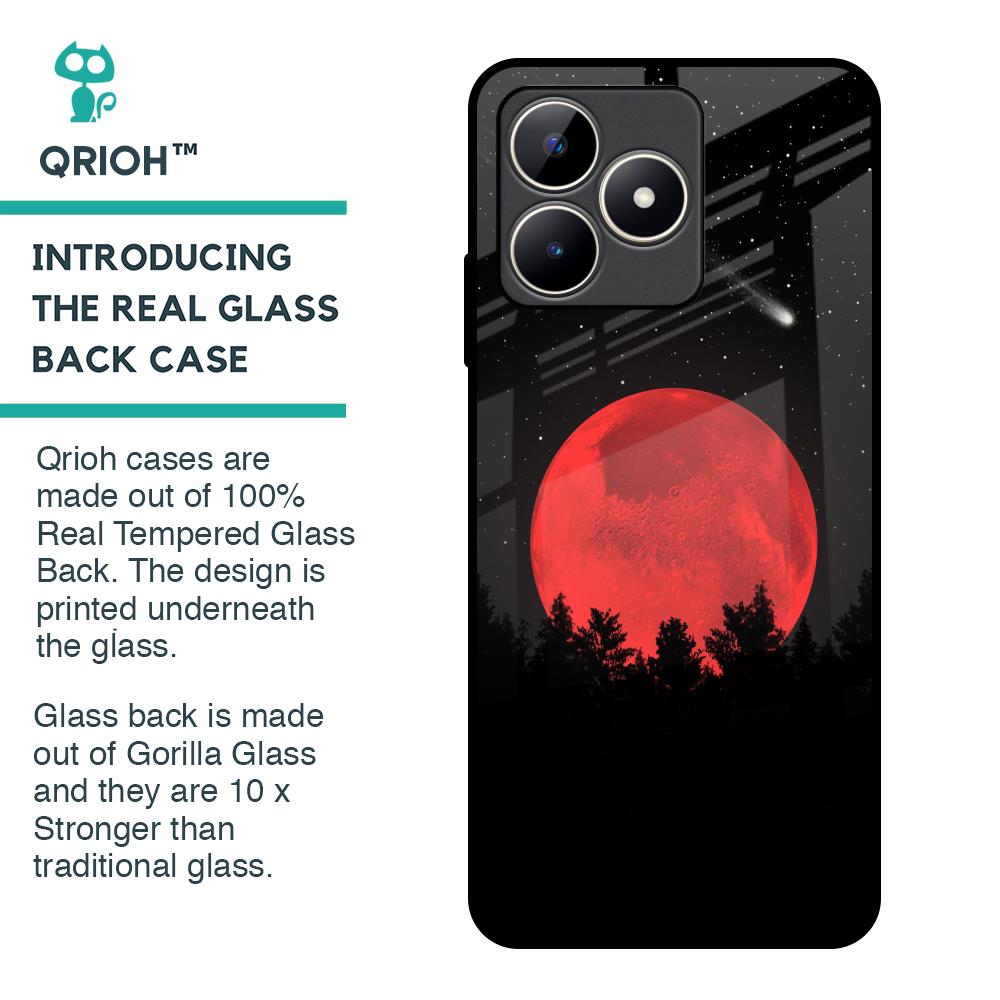 Moonlight Aesthetic Glass Case For Realme C53