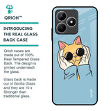 Adorable Cute Kitty Glass Case For Realme C53