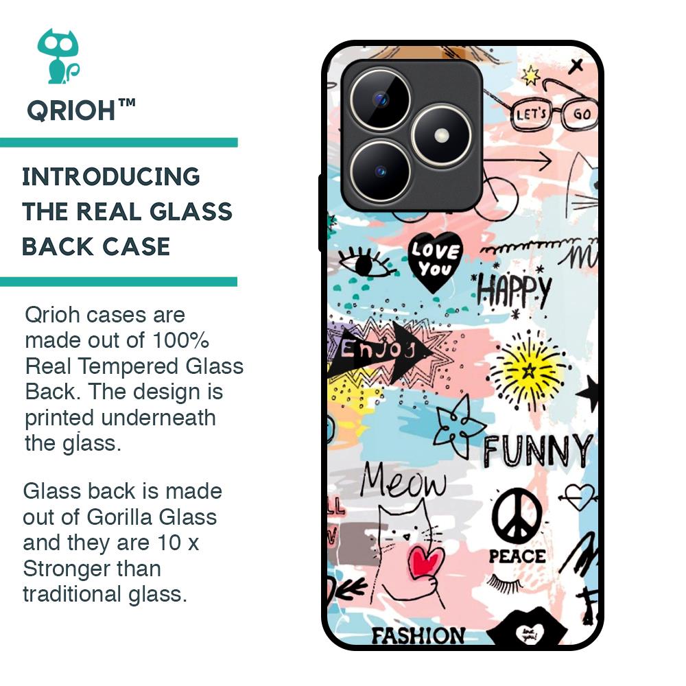 Just For You Glass Case For Realme C53