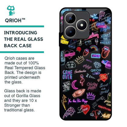 Accept The Mystery Glass Case for Realme C53