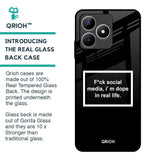 Dope In Life Glass Case for Realme C53