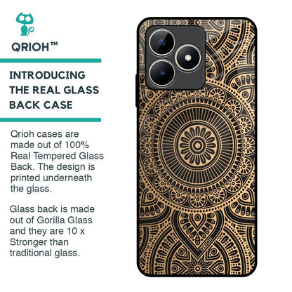 Luxury Mandala Glass Case for Realme C53