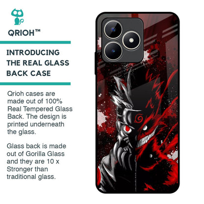 Dark Character Glass Case for Realme C53