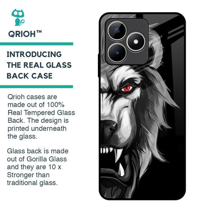Wild Lion Glass Case for Realme C53