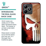Red Skull Glass Case for Realme C53