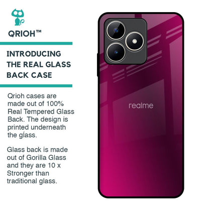 Pink Burst Glass Case for Realme C53