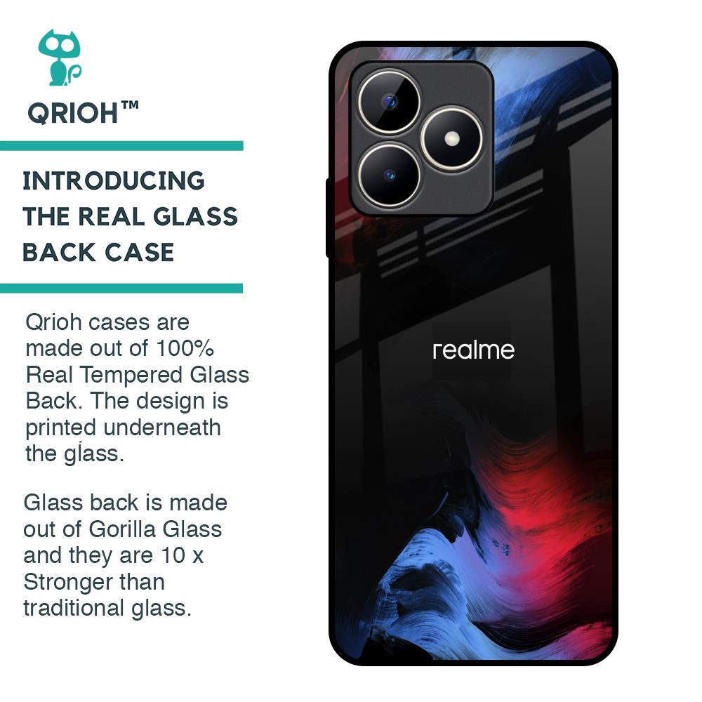 Fine Art Wave Glass Case for Realme C53