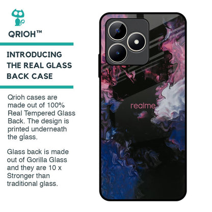 Smudge Brush Glass case for Realme C53