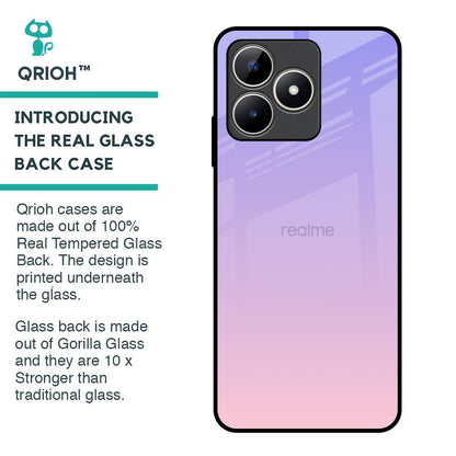 Lavender Gradient Glass Case for Realme C53