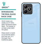 Pastel Sky Blue Glass Case for Realme C53