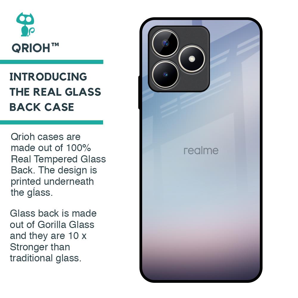 Light Sky Texture Glass Case for Realme C53
