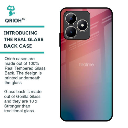 Dusty Multi Gradient Glass Case for Realme C53