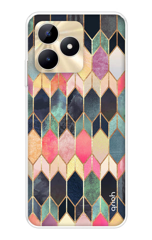 Shimmery Pattern Realme C53 Back Cover