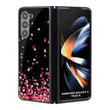 Heart Rain Fall Samsung Galaxy Z Fold5 5G Glass Back Cover Online