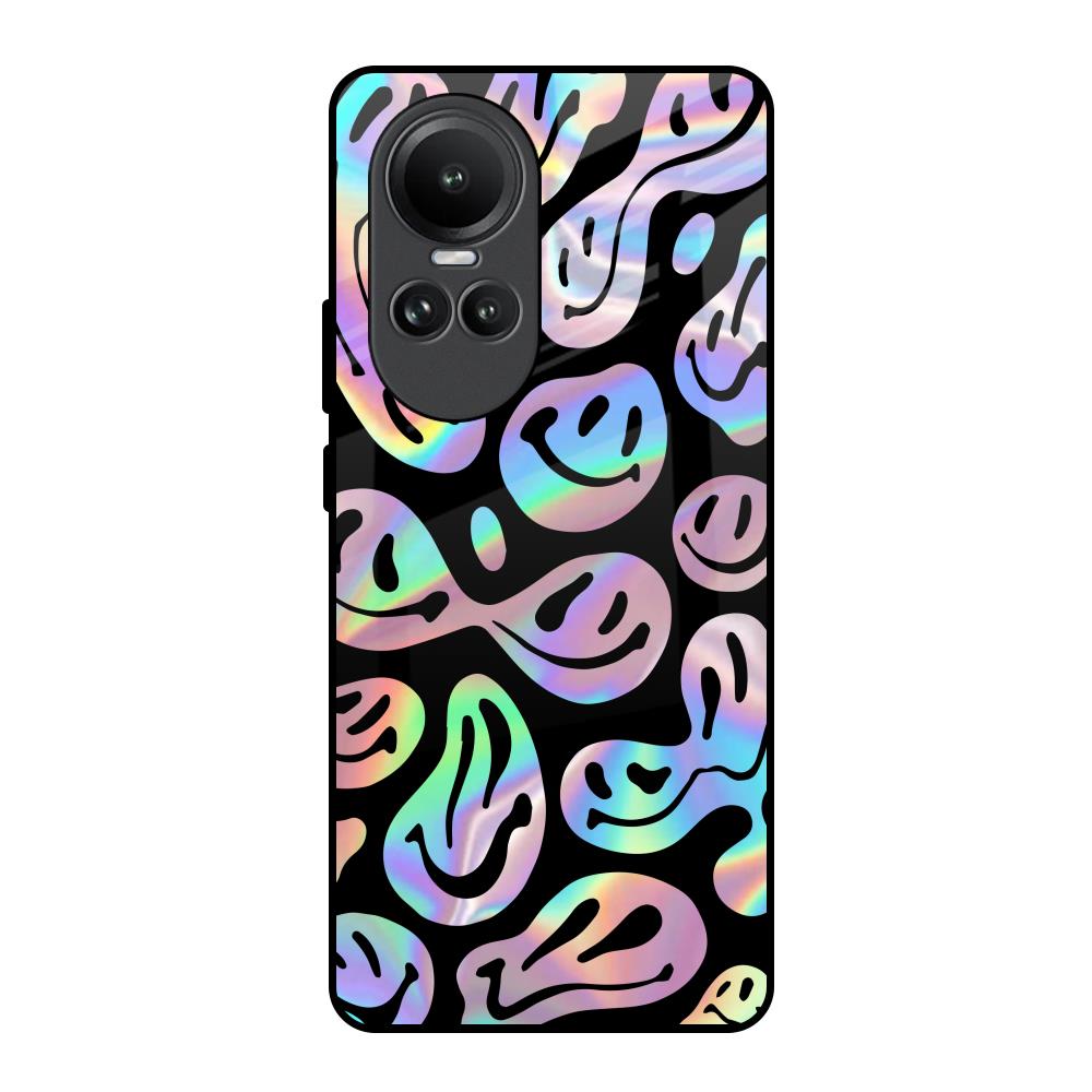 Acid Smile Oppo Reno10 5G Glass Back Cover Online