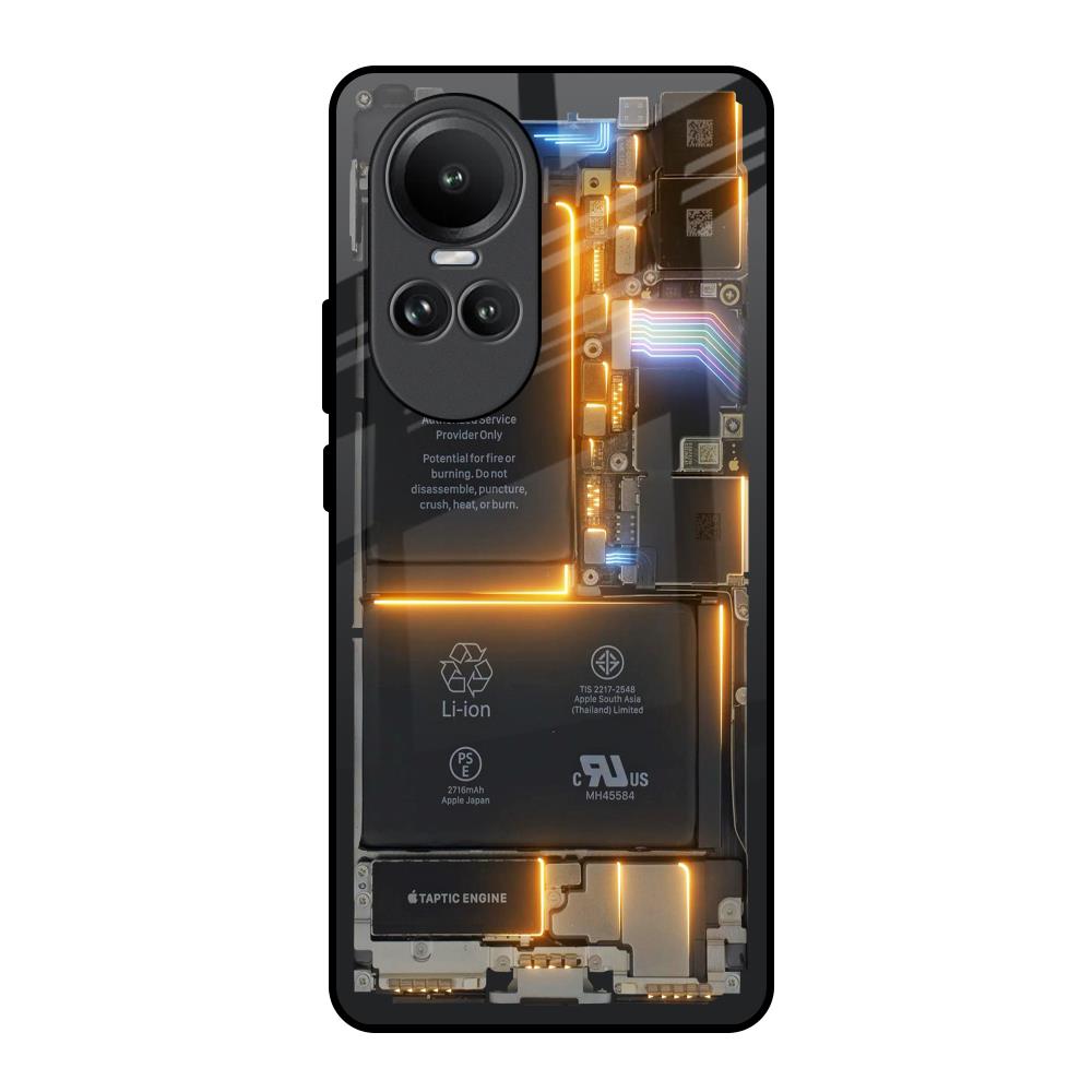 Glow Up Skeleton Oppo Reno10 5G Glass Back Cover Online