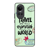 Travel Stamps Oppo Reno10 5G Glass Back Cover Online