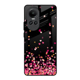 Heart Rain Fall Oppo Reno10 5G Glass Back Cover Online