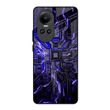 Techno Color Pattern Oppo Reno10 5G Glass Back Cover Online