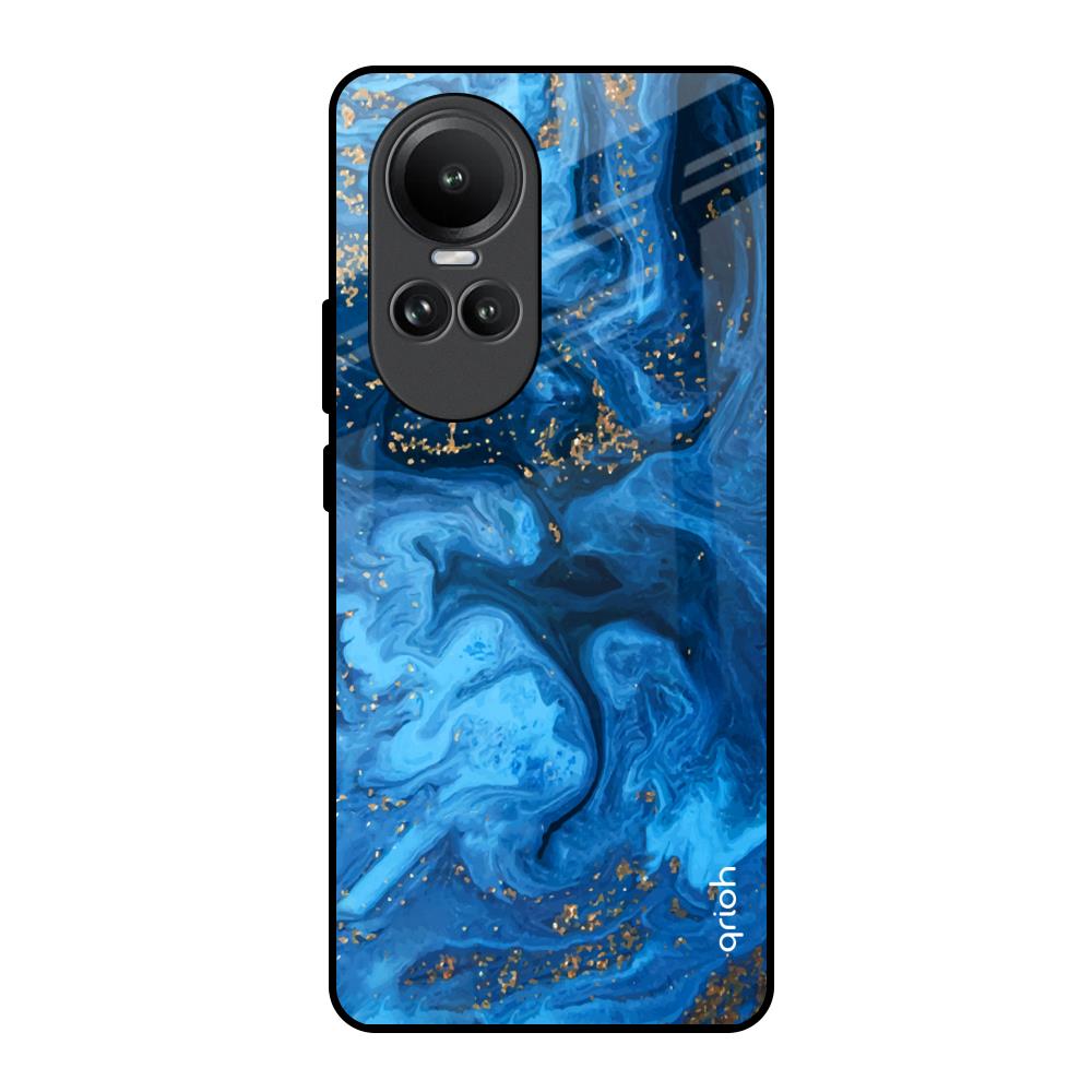 Gold Sprinkle Oppo Reno10 5G Glass Back Cover Online