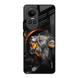 Aggressive Lion Oppo Reno10 5G Glass Back Cover Online