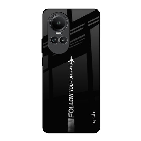 Follow Your Dreams Oppo Reno10 5G Glass Back Cover Online
