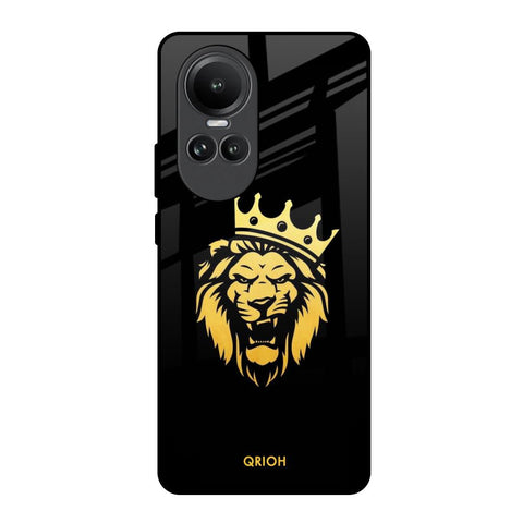 Lion The King Oppo Reno10 5G Glass Back Cover Online