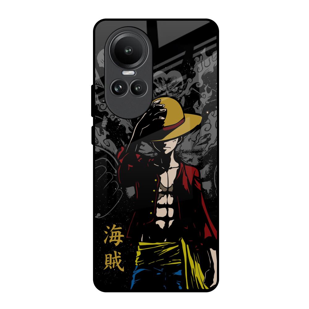 Dark Luffy Oppo Reno10 5G Glass Back Cover Online