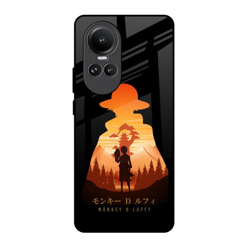 Luffy One Piece Oppo Reno10 5G Glass Back Cover Online